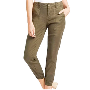 LEVEL99 {Anthropologie} ‘Izzy’ Pocket Linen Joggers